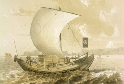Japanese Junk, pub. by Sarony and Co., c.1856 by Meffert